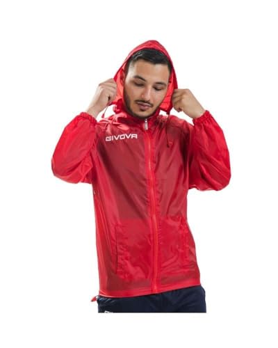 Givova, pluie basico, Rouge, XL - Mode & Vêtements Amazon France à 12.00€