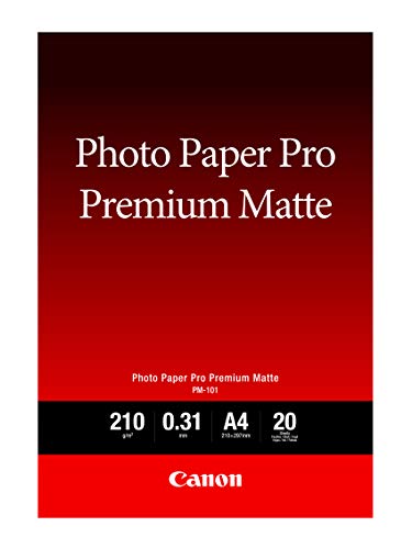 Canon PM-101 Carta Fotografica Opaca Antiriflesso Formato... - Auto & Moto Amazon Italie à 15.01€