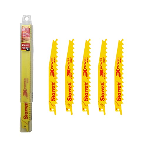 Starrett Holzschneiden Säbelsägeblatt - 5 Stück BT63-5... - Bricolage & Outils Amazon Allemagne à 4.49€