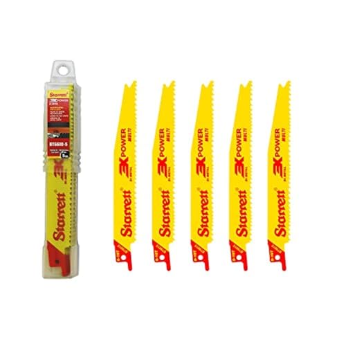 Starrett Multi Purpose Reciprocating Saw Blade - 5 Pieces... - Deal Amazon à 6.95€