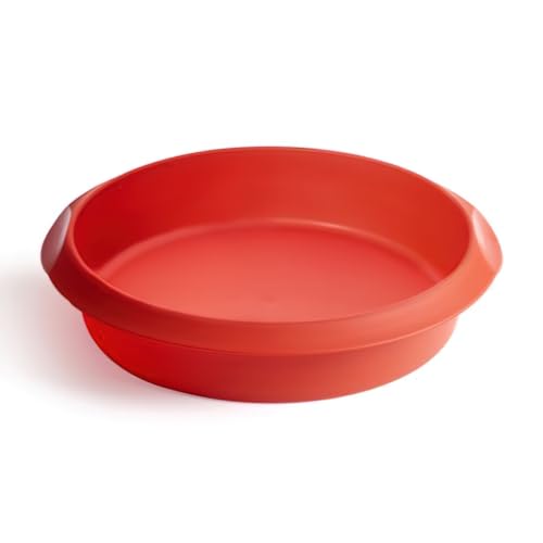 Lékué Stampo rotondo in silicone rotondo rosso,24 cm - Bon plan à 12.59€