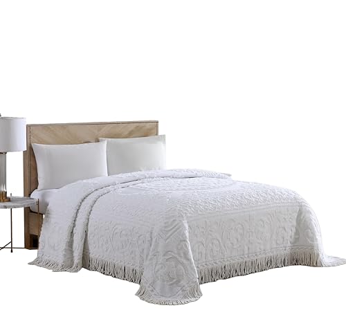 Beatrice Home Fashions Medallion Chenille-Tagesdecke... - Maison & Cuisine Amazon Allemagne à 39.91€