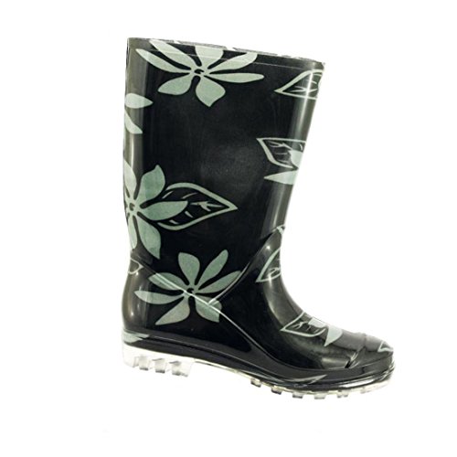 Reis Btdflower_Bs37 Grensho PVC-Fschuhe, Schwarz-Grau, 37... - Jardin & Extérieur en promo à 10.99€