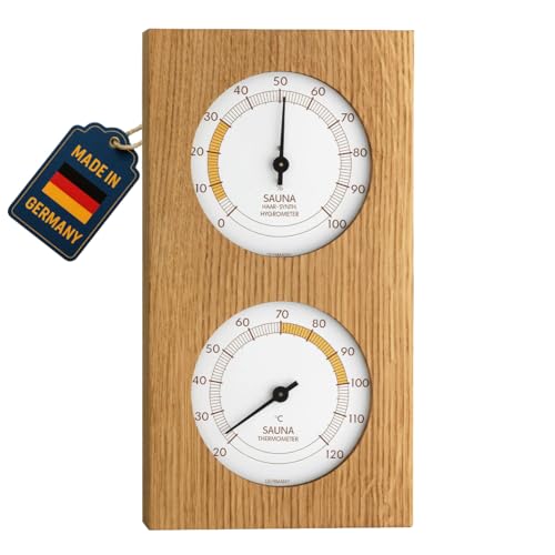 TFA Dostmann 40.1052.01 Sauna Thermomètre hygromètre - Bricolage & Outils Amazon France à 23.40€