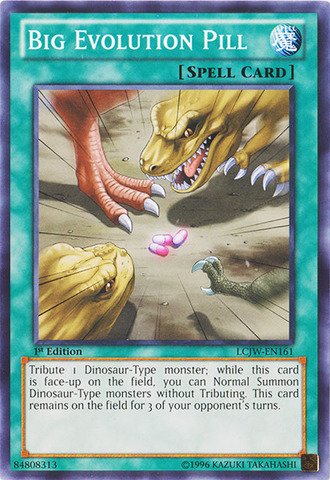 Yu-Gi-Oh! - Big Evolution Pill (LCJW-EN161) - Legendary... - Jeux Vidéo & Consoles en promo à 32.52€