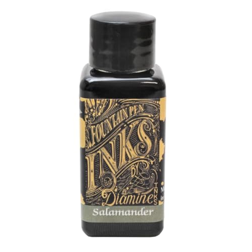 Diamine - Encre pour stylo plume, Salamander 30ml - Fournitures Bureau Amazon France à 12.95€