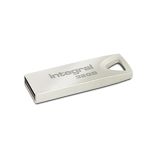 Integral 32GB USB Memory 2.0 Flash Drive Arc with metal... - High-Tech & Électronique Amazon Royaume-Uni à 4.35€