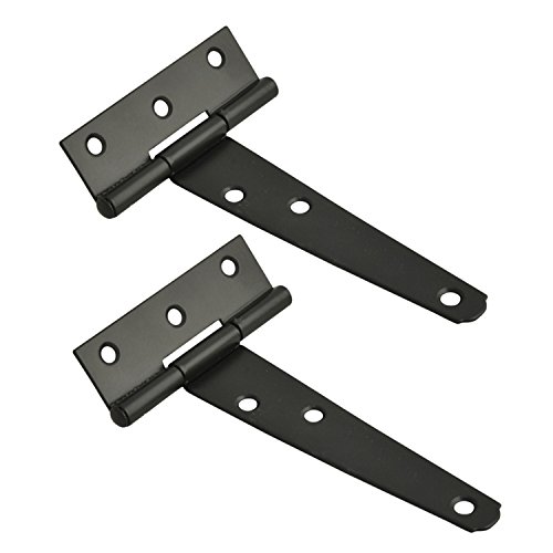 4" [100mm ] T HINGES TEE STEEL BLACK JAPANNED GATE /SHED... - Bricolage & Outils Amazon Royaume-Uni à 1.29€