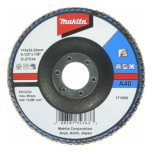 Makita Faecherschleifscheibe, 115 mm, A80, D-27056 - DIY & Tools Amazon Germany à 3.99€