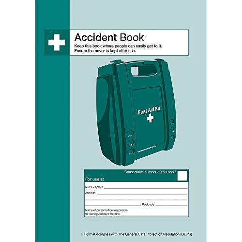 Libro per incidenti di primo soccorso di sicurezza A5 - Auto & Moto en promo à 3.80€