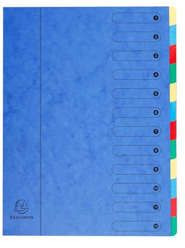 Exacompta - Réf. 5112E - Carton de 6 trieurs HARMONIKA... - Auto & Motorcycle Amazon France à 31.90€