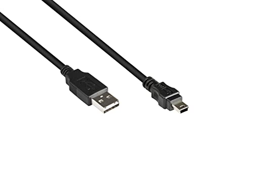 USB 2.0 Anschlusskabel EASY Stecker A an mini B schwarz 5m - High-Tech & Électronique Amazon Italie à 9.60€