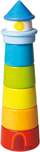 HABA 300170 Stacking Game Lighthouse, 8 pcs. for 12 months... - High-Tech & Électronique Amazon Italie à 17.82€