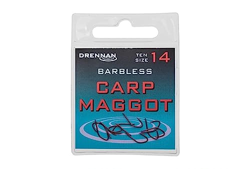 Drennan Barbless Carp Maggot Hooks to Nylon: 16 - Auto & Moto Amazon Royaume-Uni à 1.84€