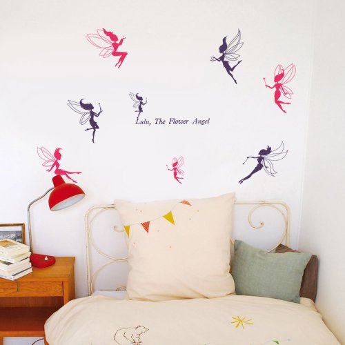 WALPLUS Removable Fairy Wall Stickers for Kids Rooms... - Maison & Cuisine Amazon Royaume-Uni à 4.84€