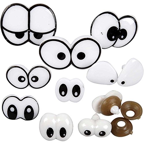 Funny Eyes, Größe 2–3 cm, mit Verschluss, in 9 Farben - Maison & Cuisine Amazon Allemagne à 2.99€
