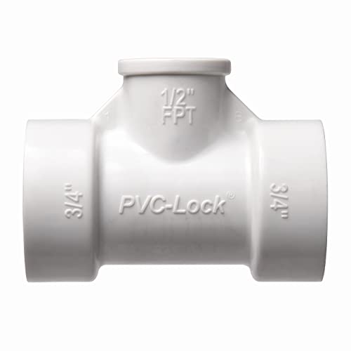 Orbit 34772 FPT PVC-Lock Tee, 3/10,2 cm X 1/5,1 cm - Amazon Allemagne à 10.31€