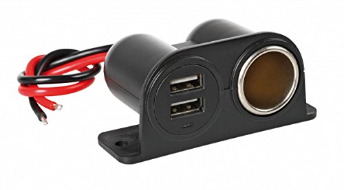 Lampa 38967 Netzspannung 12/24 V Twin-Steckdose mit USB - Home & Kitchen Amazon Germany à 13.23€