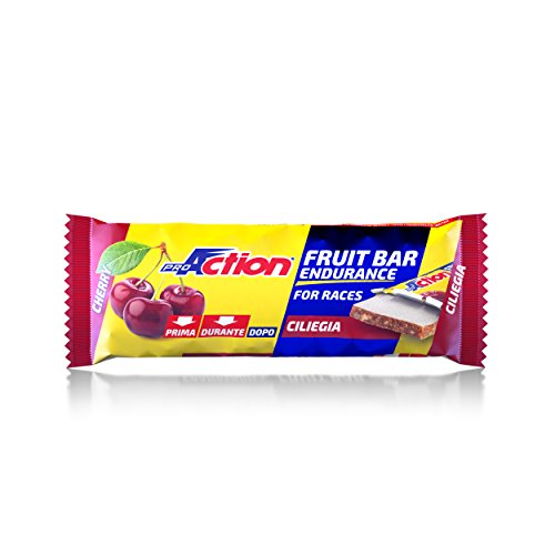 ProAction Fruit Bar (ciliegia, 1 barretta da 40 g) - Épicerie Amazon Italie à 2.05€