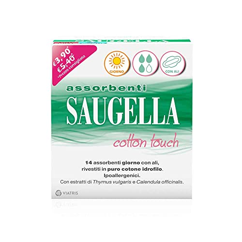 Saugella Assorbenti Cotton Touch Giorno, 14 Assorbenti... - Sports & Fitness Amazon Italie à 2.97€
