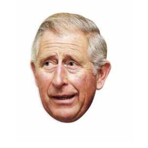 Star Cutouts Printed Card Mask of Prince Charles - Auto & Motorcycle Amazon UK à 1.19€