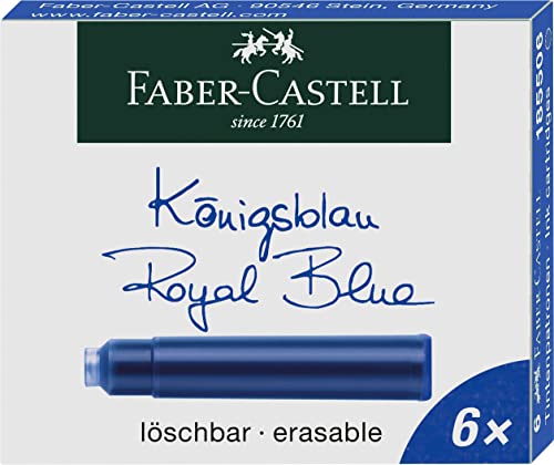 Faber-Castell 185506 - Cartuchos de Tinta estándar, 6... - Fournitures Bureau Amazon Espagne à 1.00€