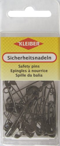 Kleiber 24 Sicherheitsnadeln, schwarz - Bon plan à 1.56€
