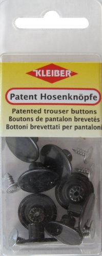 Kleiber + Co.GmbH Patenthosenknöpfe schwarz - Deal du jour à 1.85€