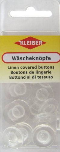 Kleiber 18 große Hemden-/Blusenknöpfe, transparent - Deal du jour à 1.85€