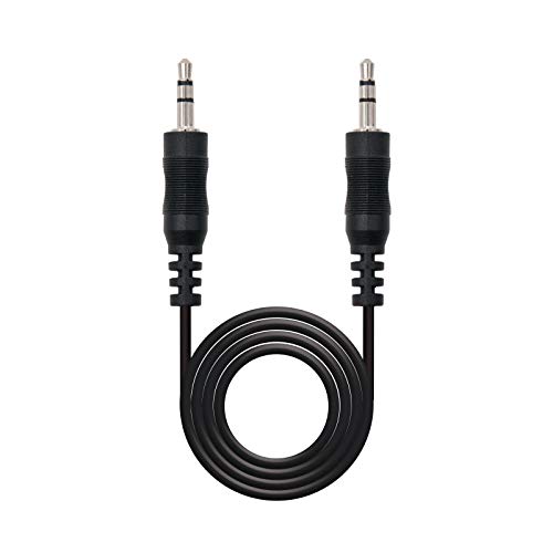 NanoCable 10.24.0100 - Cable audio estereo, JACK 3.5/M-JACK... - High-Tech & Électronique Amazon Espagne à 1.98€
