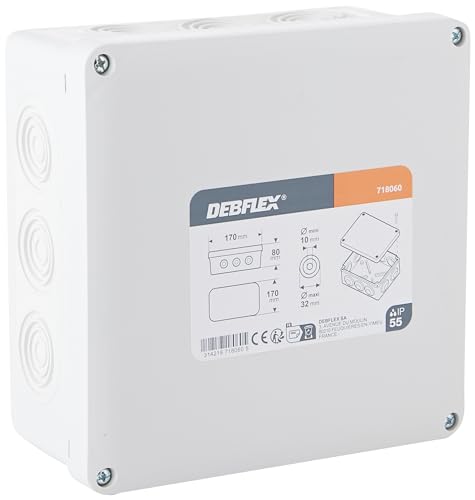 DEBFLEX - Caja de Derivación Estanca IP55 - Para Conexión... - High-Tech & Électronique en promo à 9.35€
