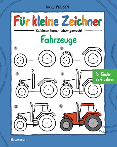 Für kleine Zeichner - Fahrzeuge: Zeichnen lernen leicht... - Jouets & Jeux en promo à 3.82€