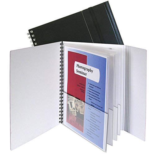 C-Line 8-Pocket Portfolio with Security Flap, Black Cover... - Amazon Royaume-Uni à 2.89€