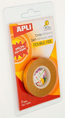 APLI 13384 - Cinta adhesiva celo doble cara 7 mm x 10 m - Deal Amazon à 2.10€