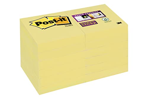 Post-it Notes Autocollantes Super Sticky, Pack Promo, 12... - Jouets & Jeux en promo à 9.99€