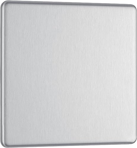 BG Electrical Single Blank Screwless Blank Plate, Brushed... - Bricolage & Outils en promo à 7.71€