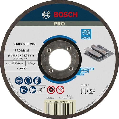 Bosch 1x Mola da taglio PRO Metal piccole, foro 22,23 mm... - Bricolage & Outils Amazon Italie à 2.53€