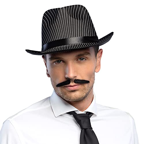 Boland 01801 - bigote Gangster, un tamaño, negro - Jouets & Jeux Amazon Espagne à 2.07€