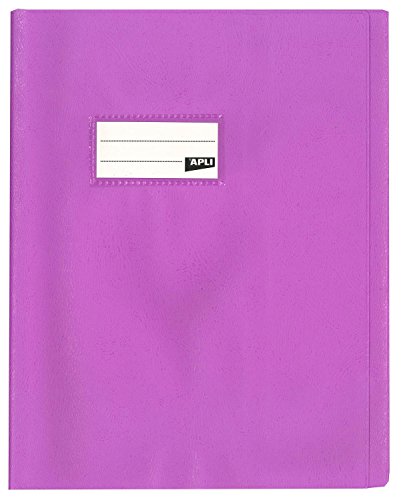 APLI 101595 - Protège-cahier PVC 19/100ème 17 x 22 cm Violet - Fournitures Bureau Amazon France à 1.25€