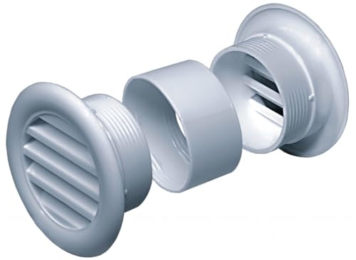 T71w Lot de 2 grilles d'aération rondes blanches Ø 40 mm... - Jardin & Extérieur Amazon France à 1.95€