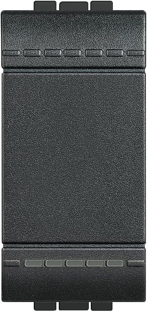 BTicino SL4005 Pulsante 1 modulo, Antracite - Amazon Italie à 8.99€