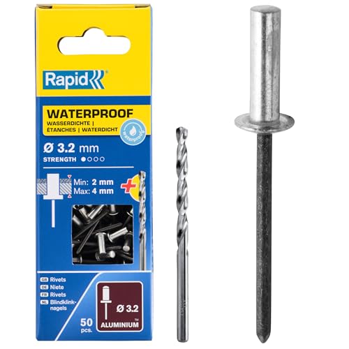 Rapid Scatola da 50 Rivetti in Alluminio Waterproof... - Home & Kitchen Amazon Italy à 5.28€