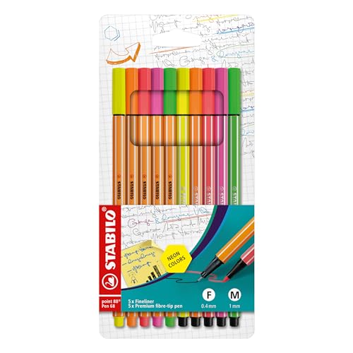 STABILO Pen 68 & point 88 - Premium Felt Tip Pen &... - Amazon Royaume-Uni à 6.27€