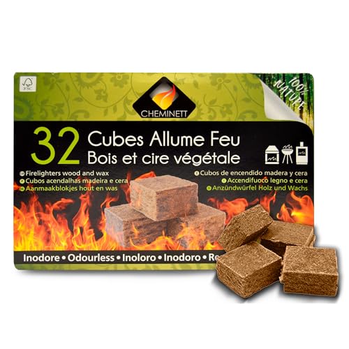 Cheminett 15751 - Cubetti accendifuoco, 100% naturale - Sports & Fitness en promo à 3.84€