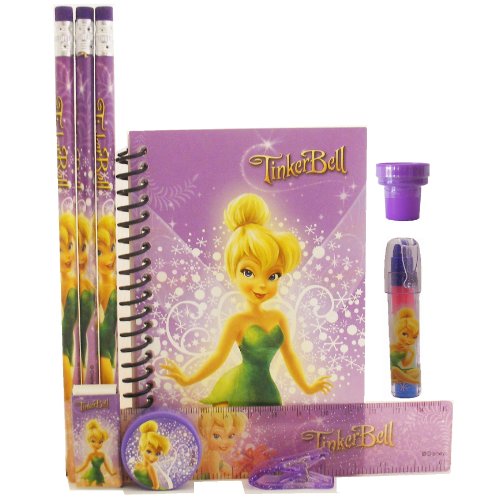 Disney Tinkerbell Schreibwaren-Set, Violett - Fournitures Bureau en promo à 42.04€