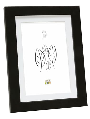 Deknudt Frames Cadre photo avec passe-partout - Noir... - High-Tech & Électronique en promo à 4.00€