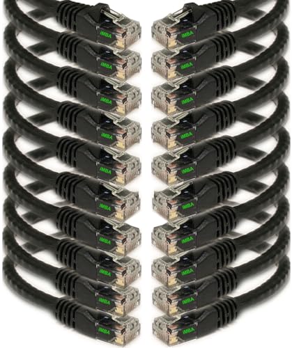 iMBAPrice 10' Cat5e Network Ethernet Patch Cable, 10 Pack... - Tech & Electronics Amazon UK à 7.00€