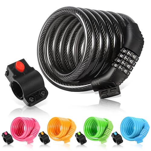 Etronic M6 Resettable Combination Lock Bike, Cavo Metri x... - Sports & Fitness Amazon Italie à 15.03€