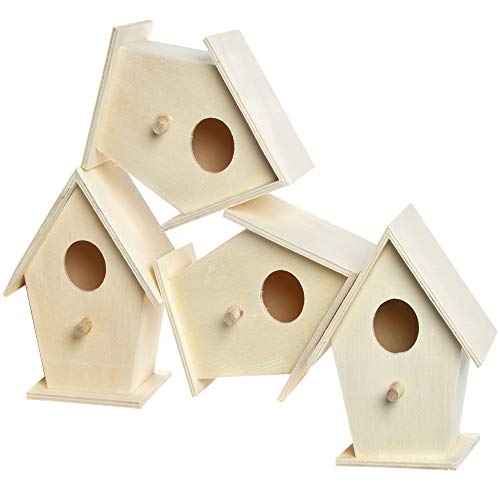 Baker Ross EC1235 Mini Wooden Birdhouses (Box of 4) For... - Jouets & Jeux en promo à 10.43€
