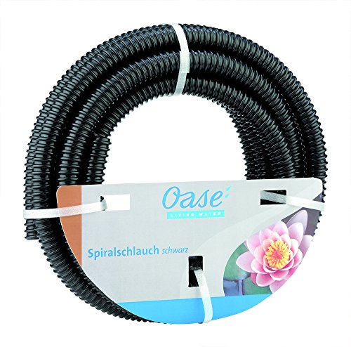 Oase 57529 Tuyau en spirale Ø 19 mm 5 m, Noir en promo à 10,75€ (-53%) sur Amazon FR